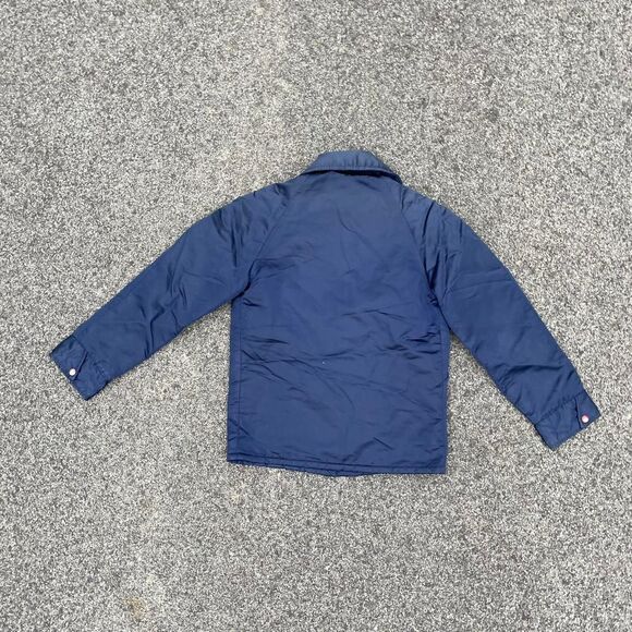 70s vintage Canadian maple leaf embroidered puffer jacket winter - Picture 3 of 3